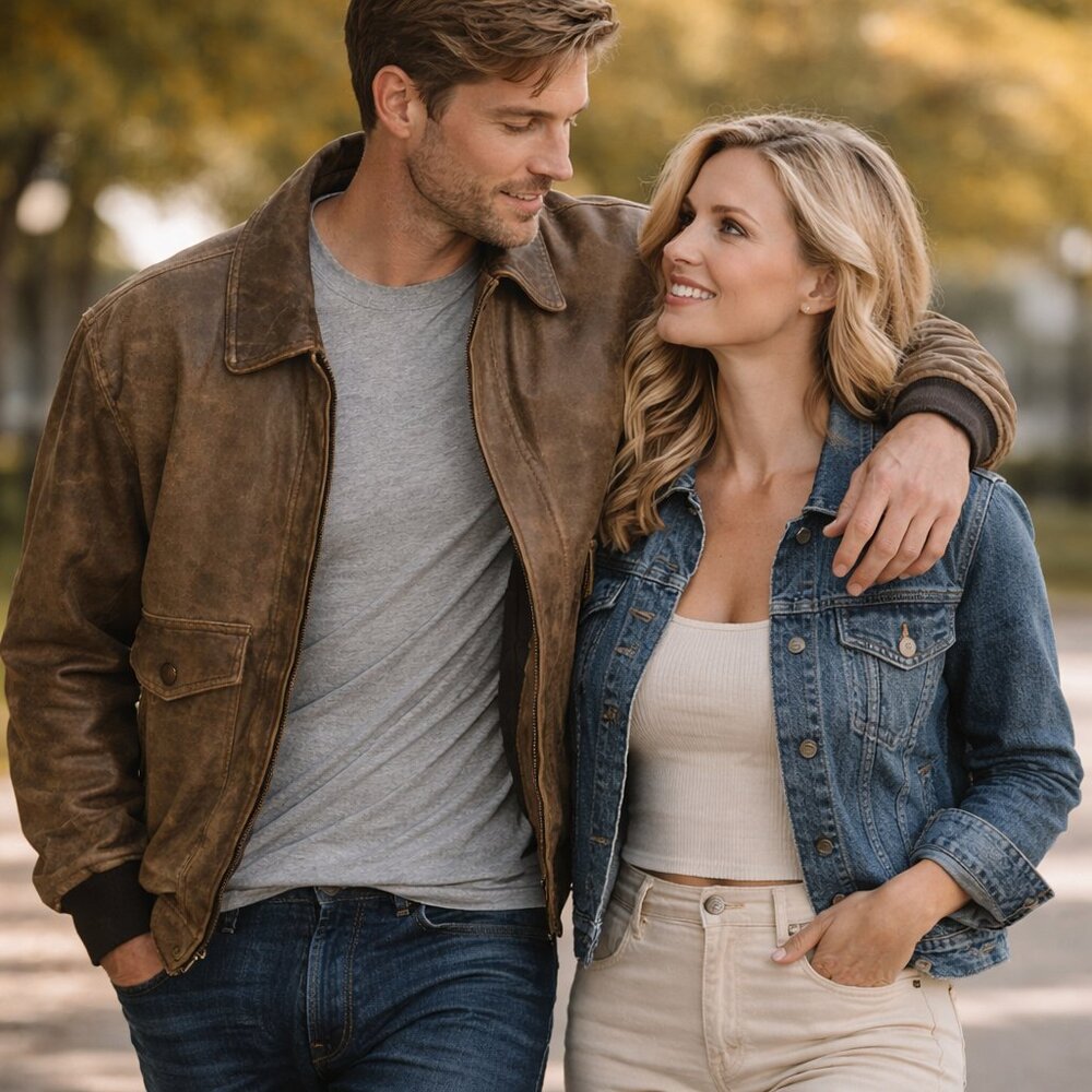 Expedition Mens Brown Genuine Leather Bomber Jacket Size L Vintage Classic - Picture 3 of 3